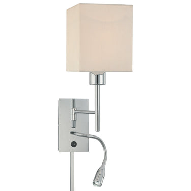 George Kovacs George'S Reading Room&trade; 1 Light Swing Arm Wall Lamp W/ LED Reading Lamp - P477-077 