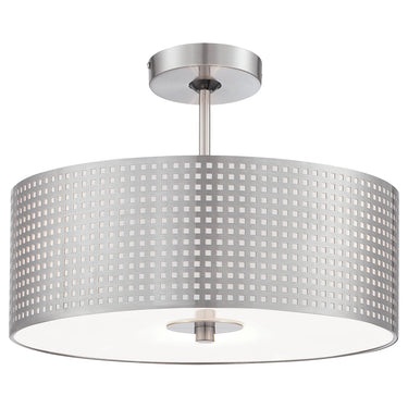 George Kovacs Grid 3 Light Semi Flush Mount - P5747 