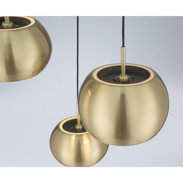 George Kovacs Halo 3 LED Light Pan Pendant - P5473-884-L 2