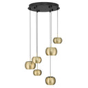 George Kovacs Halo 6 LED Light Pan Pendant - P5474-884-L 
