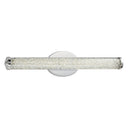 George Kovacs P1192-077-L 23W LED Bath Bar in Chrome with Clear Glass with Clear Crystals 1