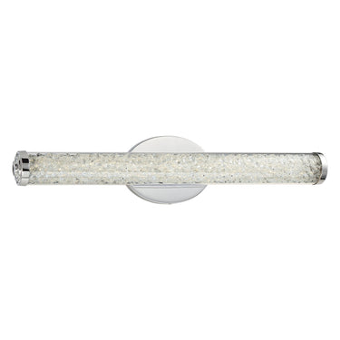 George Kovacs P1192-077-L 23W LED Bath Bar in Chrome with Clear Glass with Clear Crystals 1
