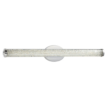 George Kovacs P1193-077-L 33W LED Bath Bar in Chrome with Clear Glass with Clear Crystals 1