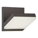 George Kovacs P1259-143-L 10W LED Wall Sconce in Oil Rubbed Bronze with Etched Opal Glass 1