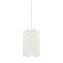 George Kovacs P1301-655-L Coastal Current 1 Light Led Mini Pendant in Sand White 1