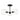 George Kovacs P1363-619 Nexpo 3 Light Semi Flush in Brushed Nickel W/Black Accents 2