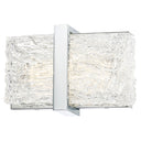 George Kovacs P1381-077-L Forest Ice Ii 1 Light Led Vanity in Chrome 1