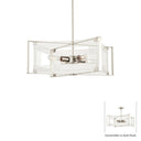 George Kovacs P1403-613 Crystal Clear 4 Light Semi Flush 1