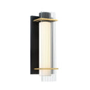 George Kovacs P1511-707-L Midnight Gold 1 Light Outdoor Sconce in Sand Coal And Honey Gold 1