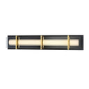 George Kovacs P1513-707-L Midnight Gold 1 Light Led Light Vanity in Sand Coal And Honey Gold 1