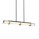 George Kovacs P1516-707-L Midnight Gold 1 Light Led Island in Sand Coal And Honey Gold 1