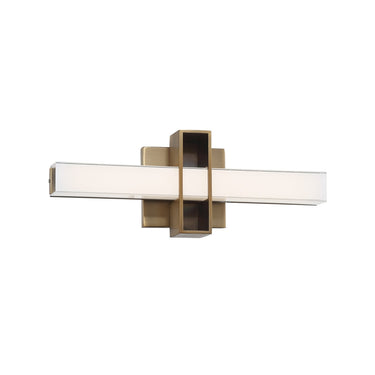 George Kovacs P1522-575-L Major 1 Light Led Vanity in Aged Brass 1
