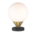 George Kovacs P1831-1-618 Alluria - 1 Light Table Lamp in Weathered Black/Autumn Gold 1