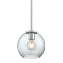 George Kovacs P1840-077 1 Light Mini Pendant in Chrome with Smoked Glass 1