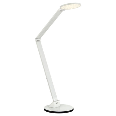 George Kovacs P305-1-044-L 12W LED Task Portable in White with Metal Shade and White Acrylic Diffuser 1