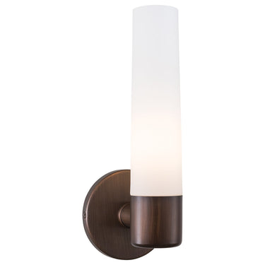 George Kovacs P5041 1 Light Bath with Cased Etched Opal Glass 5