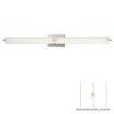 George Kovacs P5046-084-L LED Bathroom Light in Brushed Nickel 1