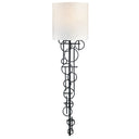 George Kovacs P5130-066 1-Light Wall Sconce with Linen Shade 1