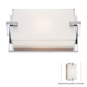 George Kovacs P5210-077 Cubism - 1 Light Wall Sconce in Chrome 1