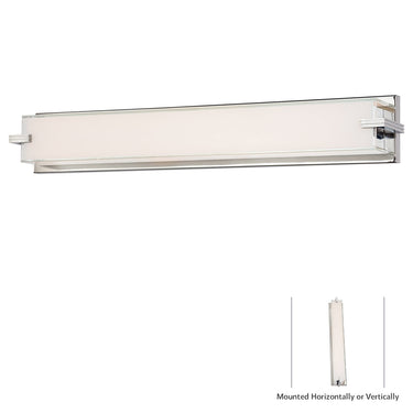 George Kovacs P5217-077-L LED Bathroom Light in Chrome 1