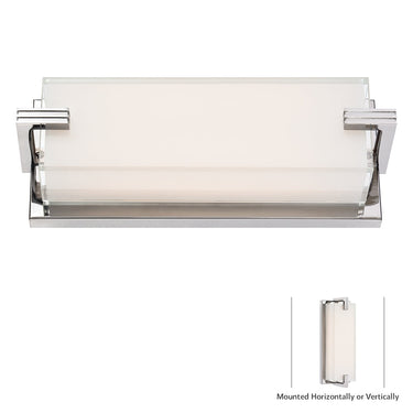 George Kovacs P5219-077-L LED Wall Sconce in Chrome 1