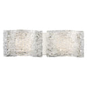 George Kovacs P5282-077-L Forest Ice 2 Light Led Vanity in Chrome 1