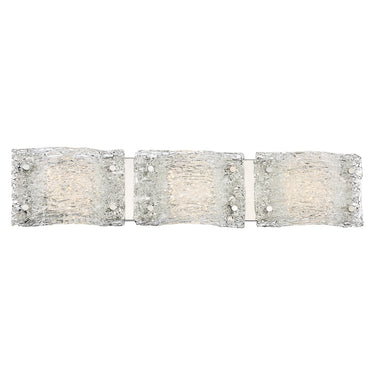 George Kovacs P5283-077-L Forest Ice 3 Light Led Vanity in Chrome 1