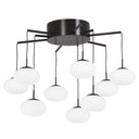 George Kovacs P8236-671-L George'S Web 1 Light Led Chandelier in Bronze W/Gold Dust 1