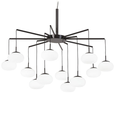 George Kovacs P8238-671-L George'S Web 1 Light Led Chandelier(Convertible To Semi Flush) in Bronze W/Gold Dust 1