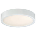 George Kovacs P841-L 16W LED Flush Mount in White with Etched White Glass 1
