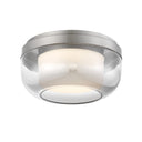 George Kovacs P952-1-084-L First Encounter Family 1 Light Led Flush Mount in Brushed Nickel 1