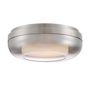 George Kovacs P952-2-084-L First Encounter Family 1 Light Led Flush Mount in Brushed Nickel 1