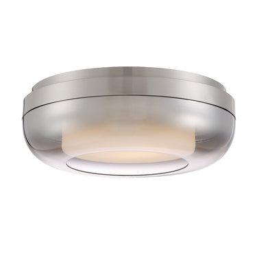 George Kovacs P952-2-084-L First Encounter Family 1 Light Led Flush Mount in Brushed Nickel 1