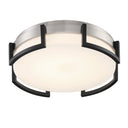George Kovacs P953-2-248-L Bezel Set 1 Light Led Flush Mount in Honey Gold 2