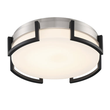 George Kovacs P953-2-248-L Bezel Set 1 Light Led Flush Mount in Honey Gold 2