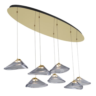 George Kovacs Sneer 7 LED Light Pendant - P5402-718-L 1