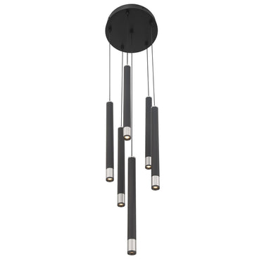 George Kovacs Wand 6 LED Light Pan Pendant - P5404-691-L 1
