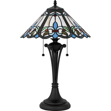 Giles 2 Light Table Lamp in Matte Black 2