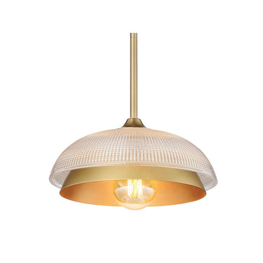 Golden Lighting 0309-M1L BCB-RPG 1 Light Mini Pendant - Crescent Harbor