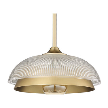 Golden Lighting 0309-M1L BCB-RPG 1 Light Mini Pendant - Crescent Harbor