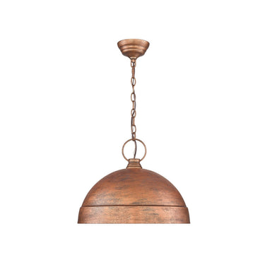 Golden Lighting 0318-L VC Lincoln Large Pendant in Vintage Copper - Crescent Harbor