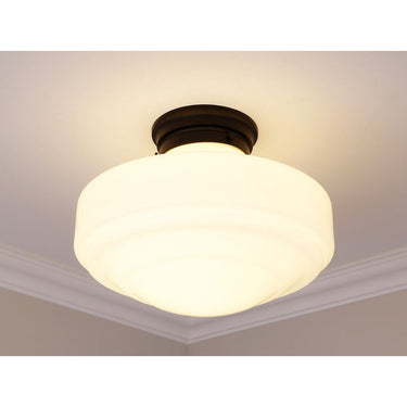 Golden Lighting 0508-LSF Ingalls Large Semi-Flush - Crescent Harbor