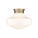 Golden Lighting 0508-LSF Ingalls Large Semi-Flush - Crescent Harbor