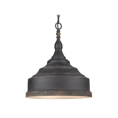 Golden Lighting 0806-3P Keating 3 Light Pendant - Crescent Harbor