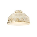 Golden Lighting 0806-FM Keating Flush Mount - Crescent Harbor