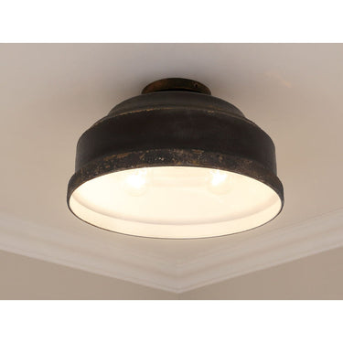 Golden Lighting 0806-FM Keating Flush Mount - Crescent Harbor