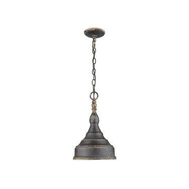 Golden Lighting 0806-S Keating Mini Pendant - Crescent Harbor