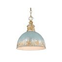 Golden Lighting 0809-M VG Alison Medium Pendant - Crescent Harbor