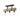 Golden Lighting 0818-SF ABI Garrett Semi-Flush in Antique Black Iron - Crescent Harbor