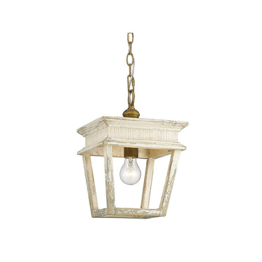 Golden Lighting 0839-M1L BC Haiden Mini Pendant in Burnished Chestnut - Crescent Harbor
